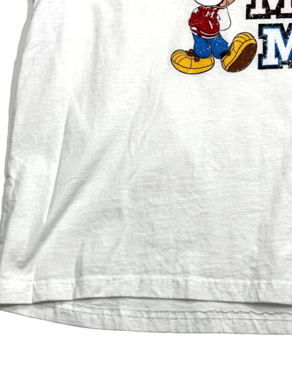 Disney Mickey Mouse at Primark USA Graphic T-Shirt Mens Large White Patriotic - Picture 7 of 16